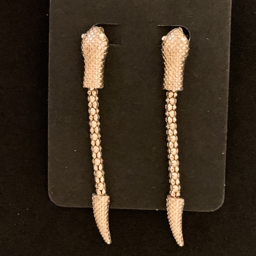 Gold Dangle Snake Earrings or Bundle 3 for $30